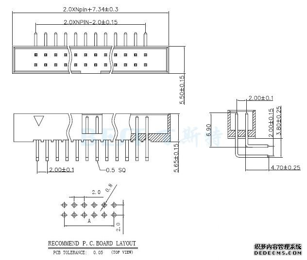 排針排母2.0簡(jiǎn)易牛角90° 排針排母2.0簡(jiǎn)易牛角90°