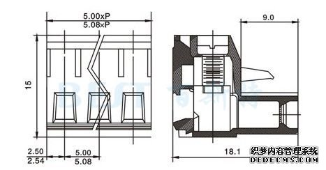 接線端子F755-508-NP-GNQ 接線端子F755-508-NP-GNQ